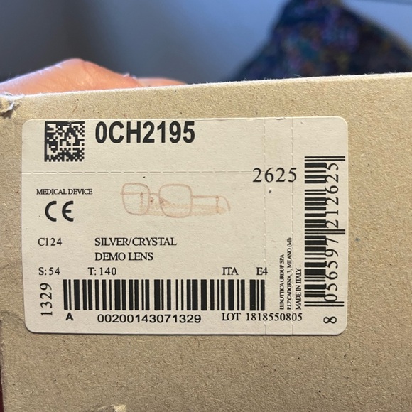 Chanel Square optical, Removable Pearl Chain Eyeglasses 2195 Silver - Picture 9 of 12